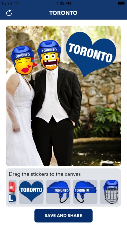 Toronto Hockey Stickers & Emojis