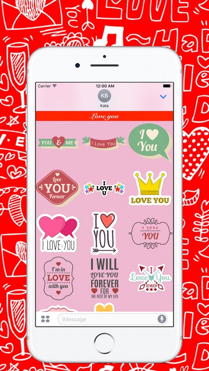 "Love" - Stickers for iMessage screenshot-3