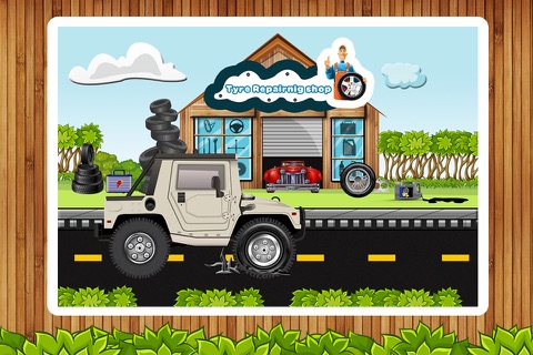 Tyre Repairing Shop - Little Kids Workshop Game screenshot 4