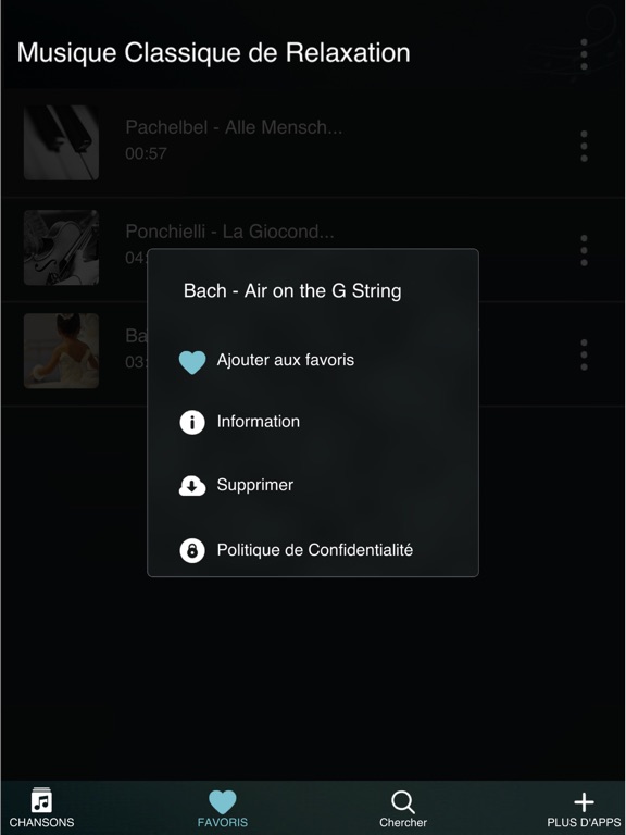 Screenshot #6 pour Musique Classique de Relaxation