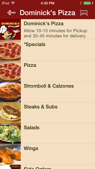How to cancel & delete Dominicks Pizza from iphone & ipad 2