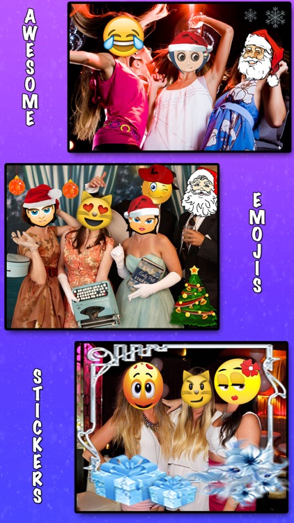 Real Christmas Emoji ART Effect Photo Booth