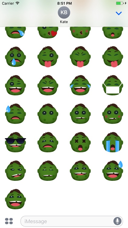 ZombieMoji - Stickers of the Dead screenshot-3