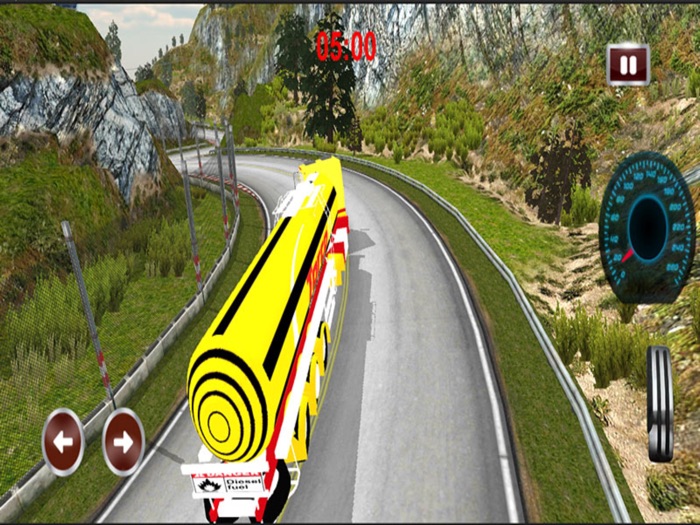 Oil Trailer Transport Truck 3D Transport Game