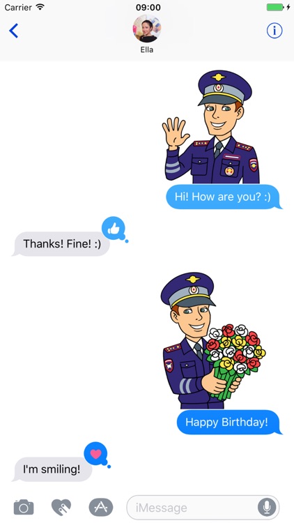 Police – stickers for iMessage
