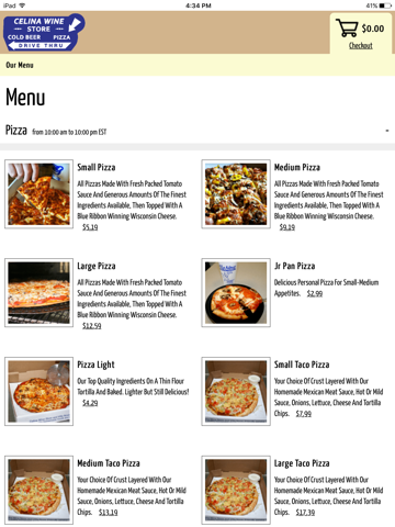 Celina Wine Store App - náhled