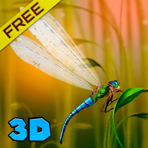 Dragonfly Predator Insect Simulator 3D Icon