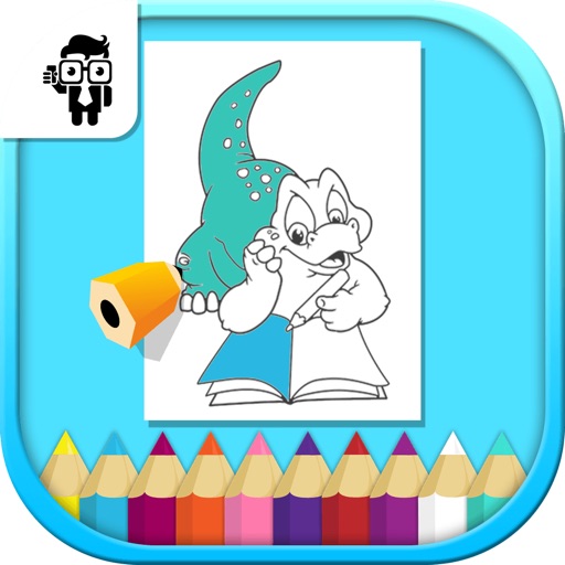 Dinosaurs Kids Coloring Books iOS App