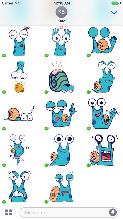 Hellowe Stickers: Mr Snail
