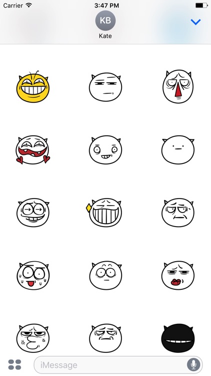 Animated Devil Emoji Stickers For iMessage