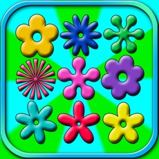 Activities of Fun Learning Flower Shapes Sorting game for kids