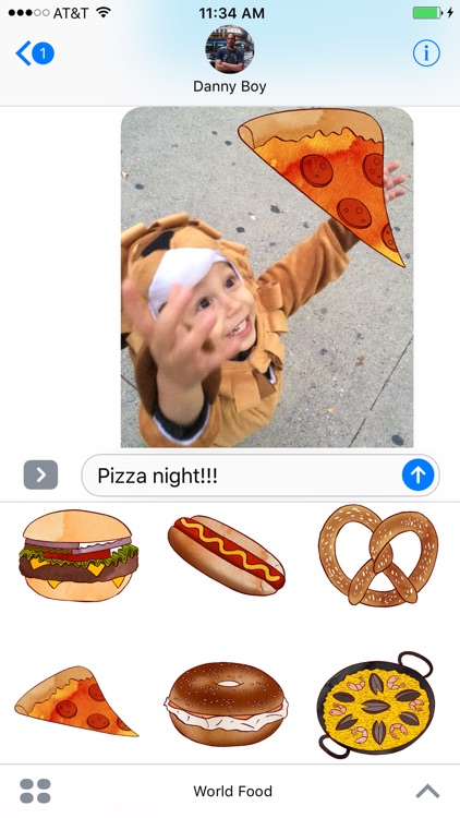 Jazzy World Food - Tasty Dishes Sticker Pack