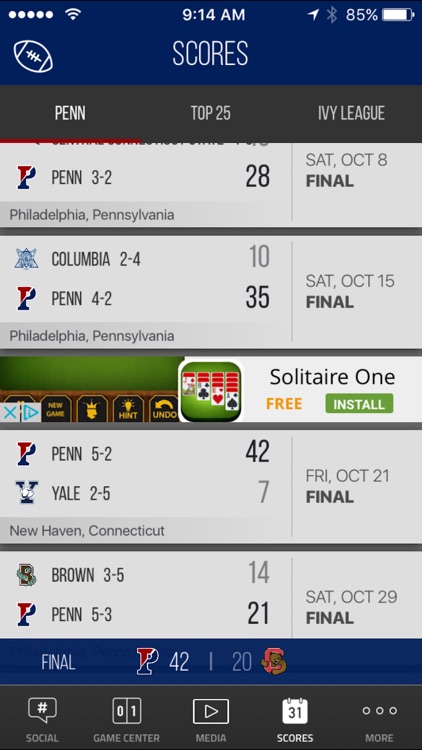 PENN Quakers Gameday screenshot-3