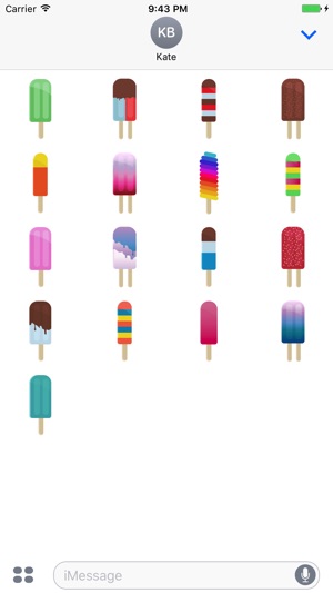 IceCream Stickers - Delicious Emoji(圖3)-速報App