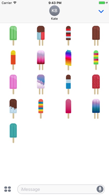 IceCream Stickers - Delicious Emoji