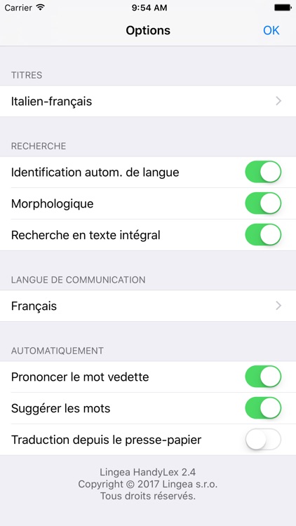 Lingea Italian-French Advanced Dictionary screenshot-4