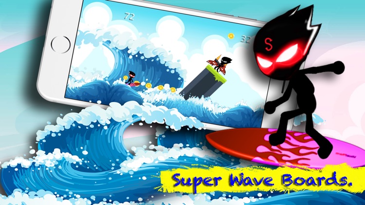 Stickman Surfers : Survival South Island