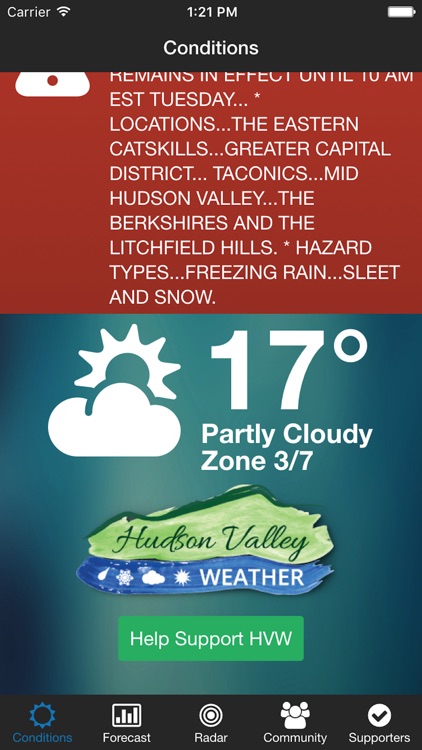 Hudson Valley Weather