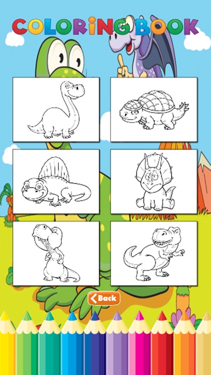 Dinosaur Farm Coloring Book - Activities for Kid screenshot-3