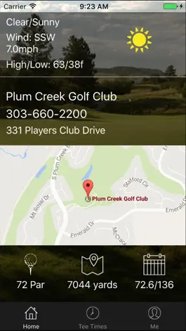 Game screenshot Plum Creek Tee Times apk