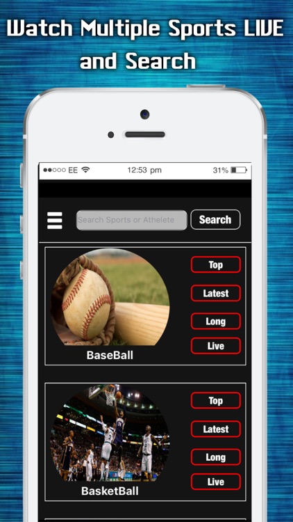 Sports TUBE LIVE - Scores, Updates & Highlights