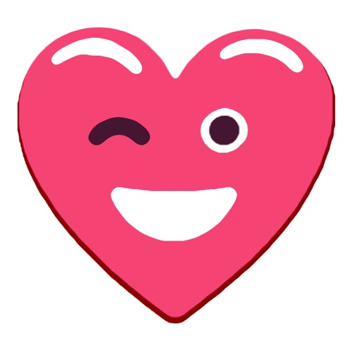 Heart Pink Love Emojis Stickers for iMessage