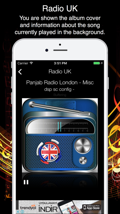Radio England - UK Live Radio Listening screenshot 2