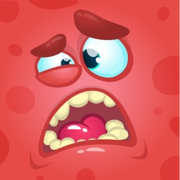 Monster Face Emoji Sticker Pack 1