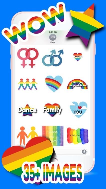 Gay Pride Stickers Pack