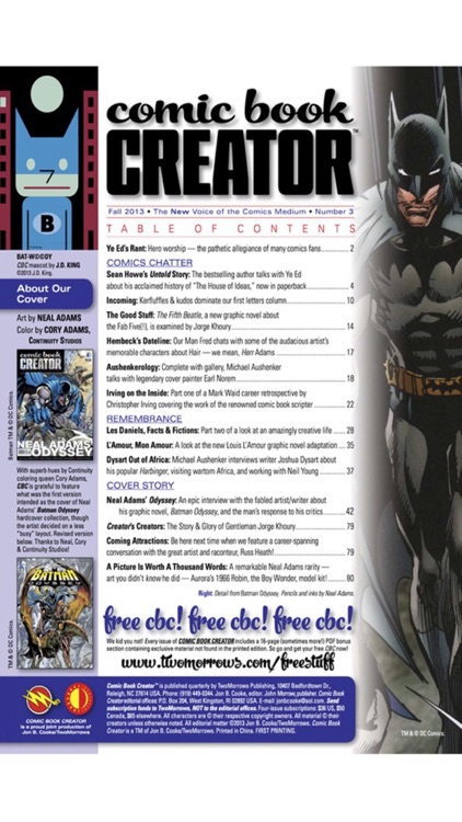 Comic Book Creator Magazine