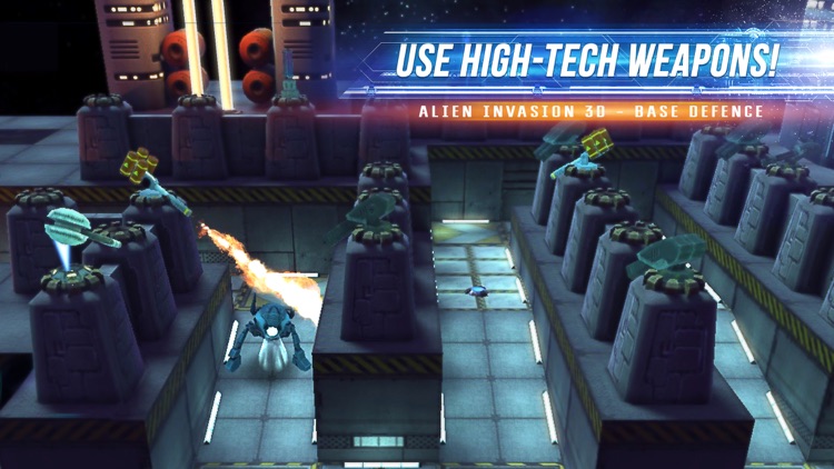 Alien Invasion 3D - Base Defence