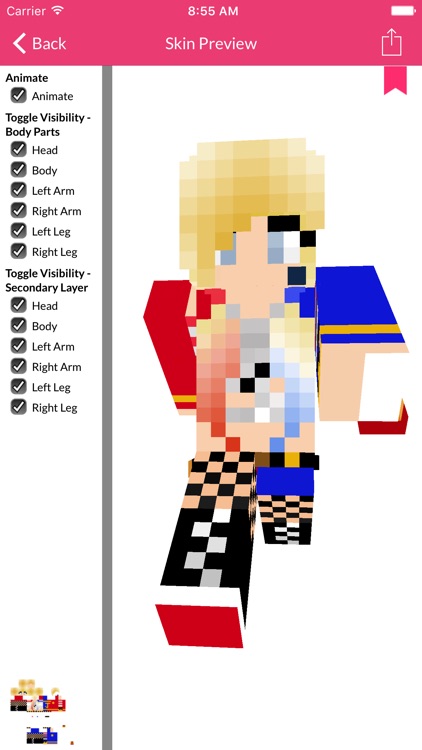 SS Skin For Minecraft Edition