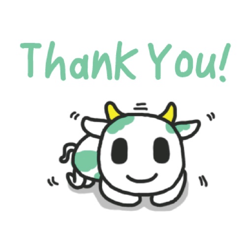 The Mintgreen Cow sticker