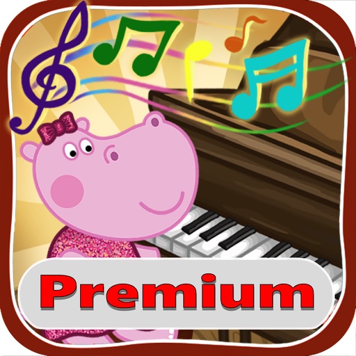 Hippo: Piano for Kids. Premium icon