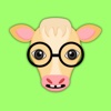 Blonde Cow Emoji Stickers for iMessage