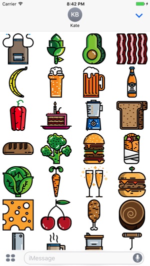 Culinary Stickers - Delicious Food Emojis(圖2)-速報App