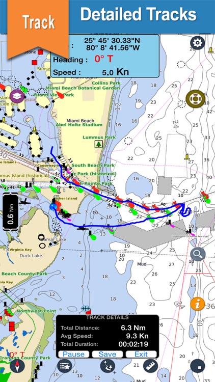 Louisiana gps offline nautical charts for cruising