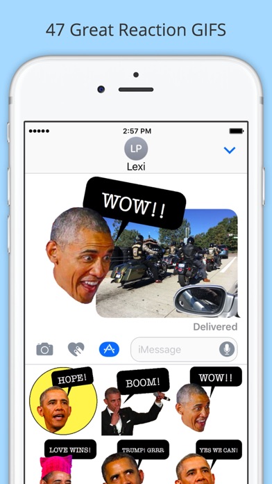 How to cancel & delete Obama GIF Stickers - Funny Emojis for iMessage from iphone & ipad 2