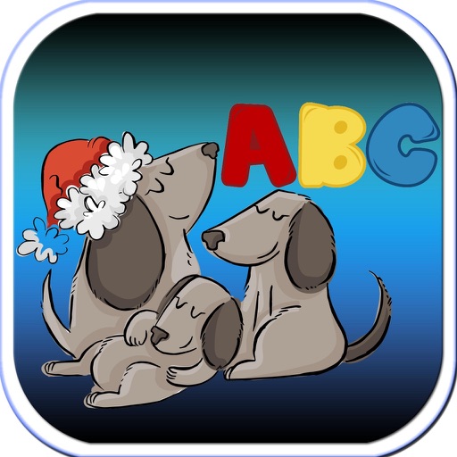 Dog Puppy Animal ABCD Education Learn Writing Kids Icon