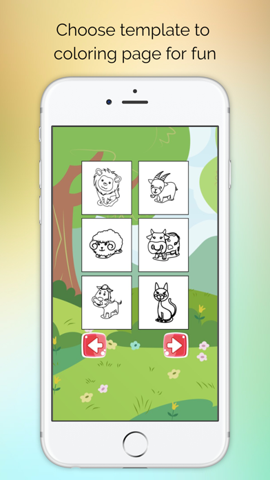 How to cancel & delete Coloring Page autumn - Zoo Animal for Preschool from iphone & ipad 2