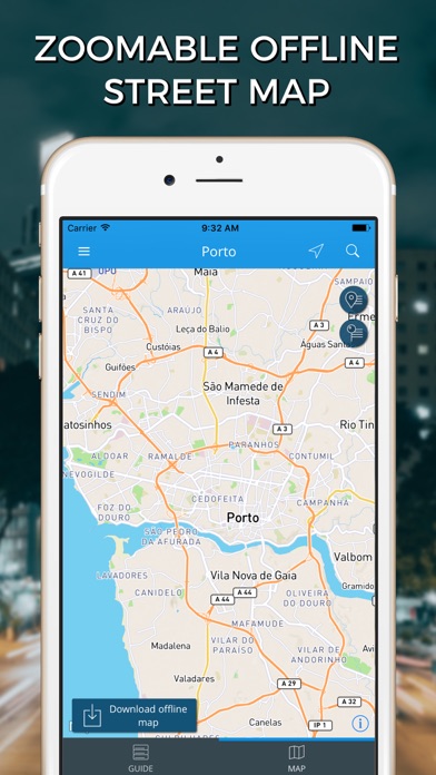 Porto Travel Guide with Offline Street Map screenshot 4