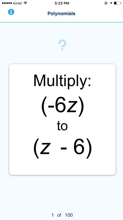 Learn It Flashcards - Polynomials screenshot-3