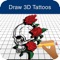 Draw easy 3D tattoo with Step by Step Draw 3d Tattoos