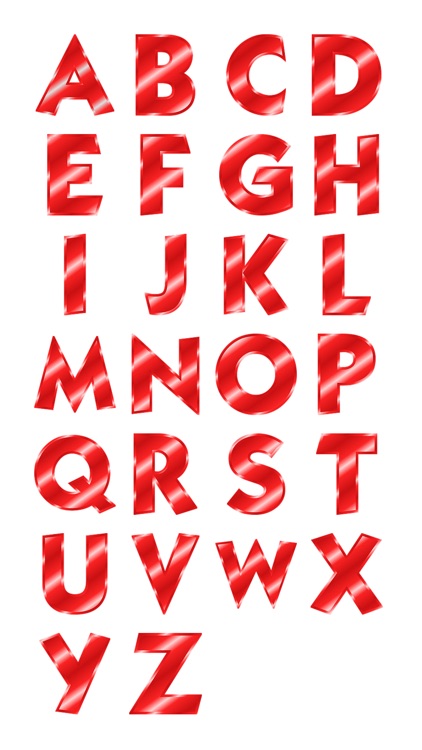 More Alphabets Two Sticker Pack