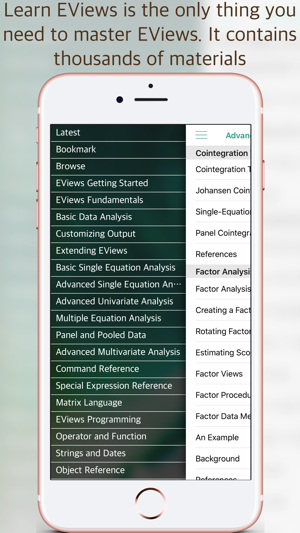 Learn EViews - Course, Manual, Guide, Reference(圖2)-速報App