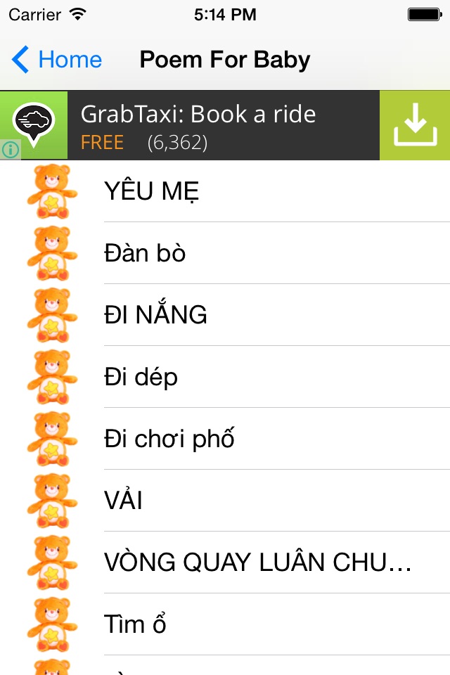 Thơ Cho Bé screenshot 2