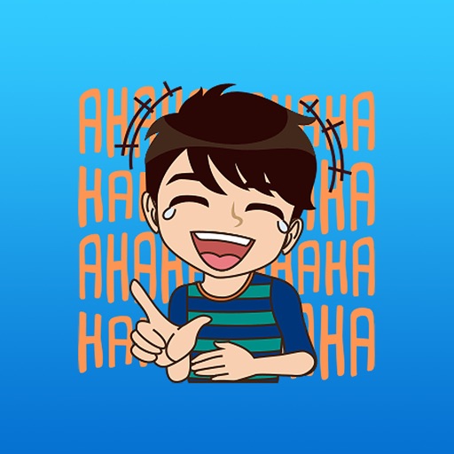 Aaric The Funny And Moody Guy Stickers iOS App