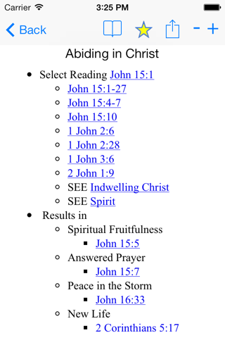 Thompson's Study Bible with KJV Reference Verses screenshot 3