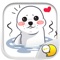 This is the official mobile iMessage Sticker & Keyboard app of Little Seal Character