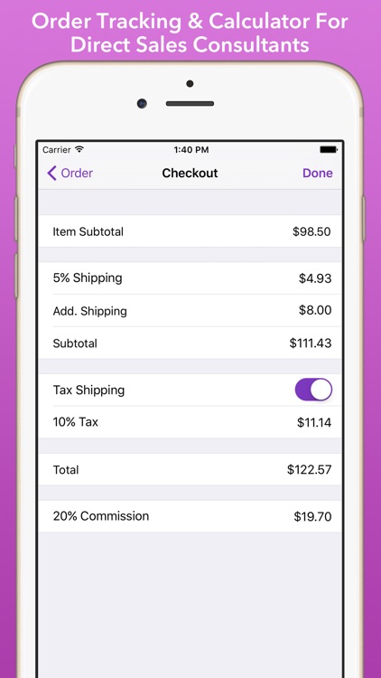 Checkout For Direct Sales Consultant Pro